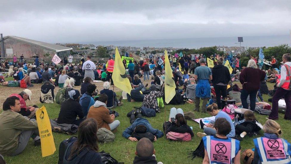 Extinction Rebellion protesters