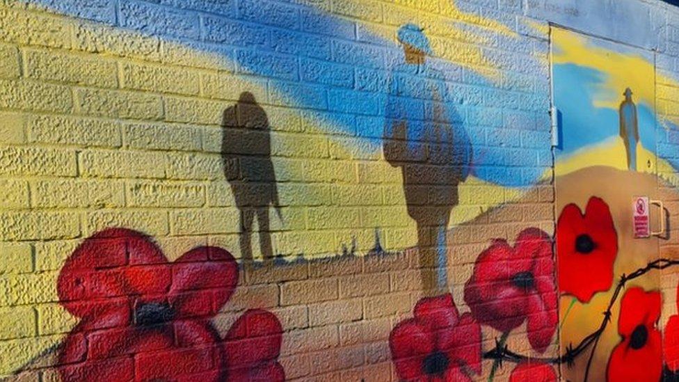 remembrance mural