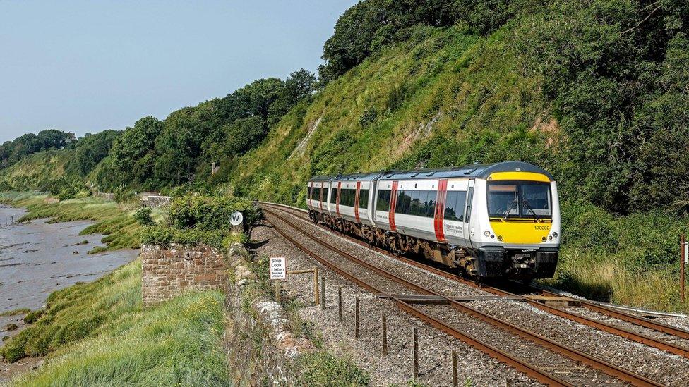 A Transport for Wales train