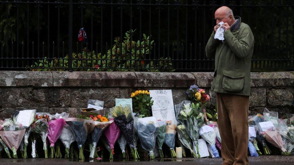 Tributes at Balmoral