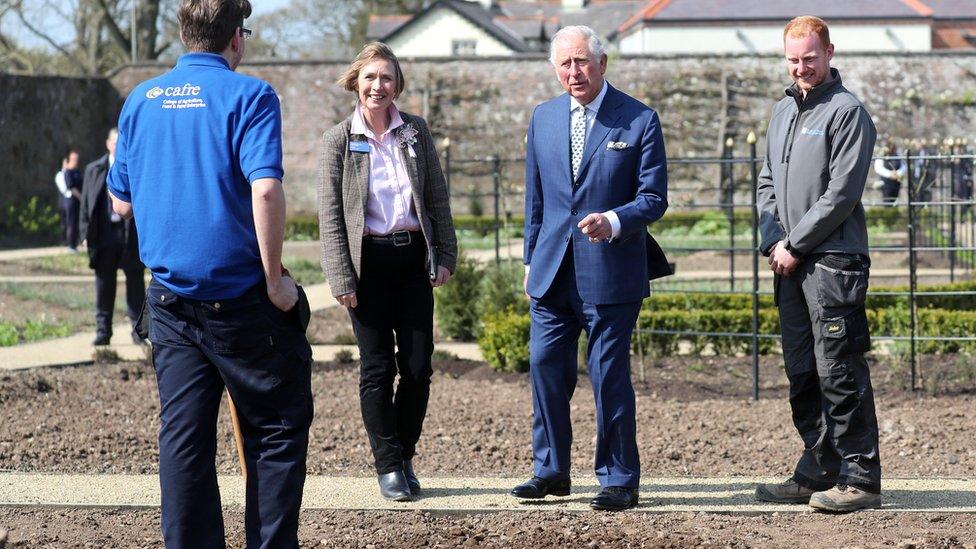 Prince Charles attends the reopening of Hillsborough Castle