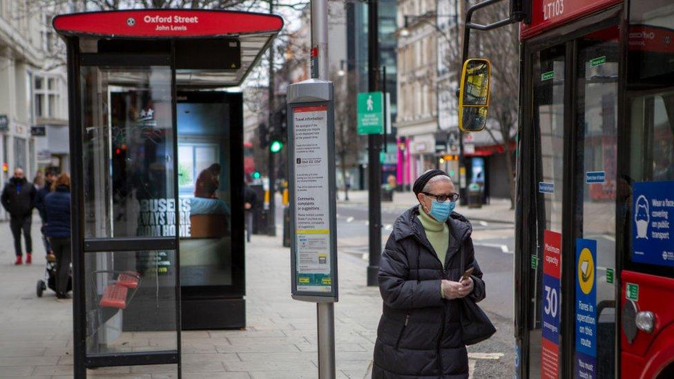 A bus stop