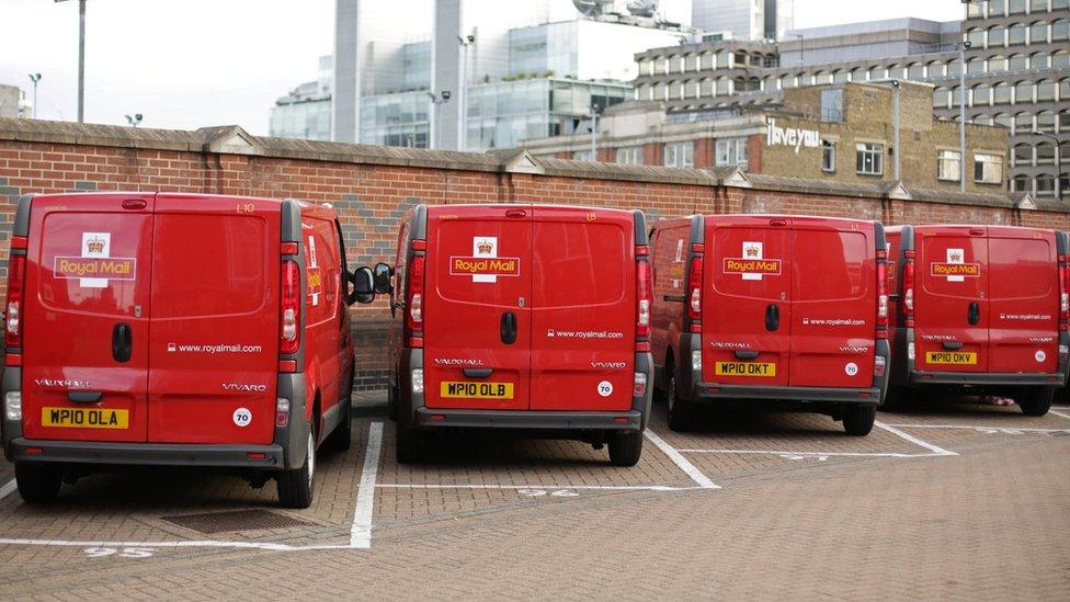 Royal Mail vans