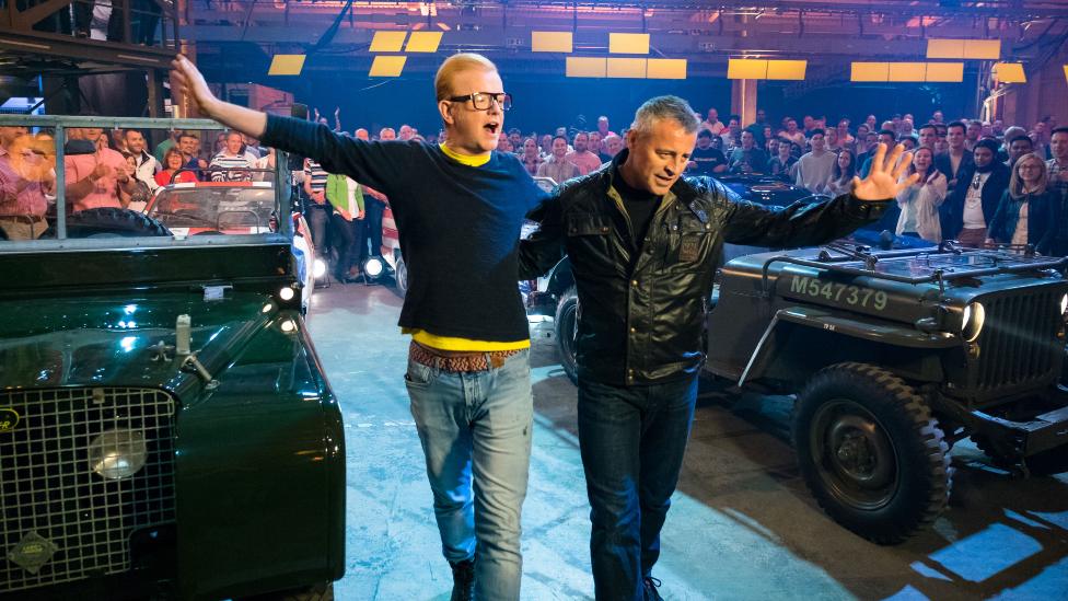 Chris Evans and Matt LeBlanc on Top Gear