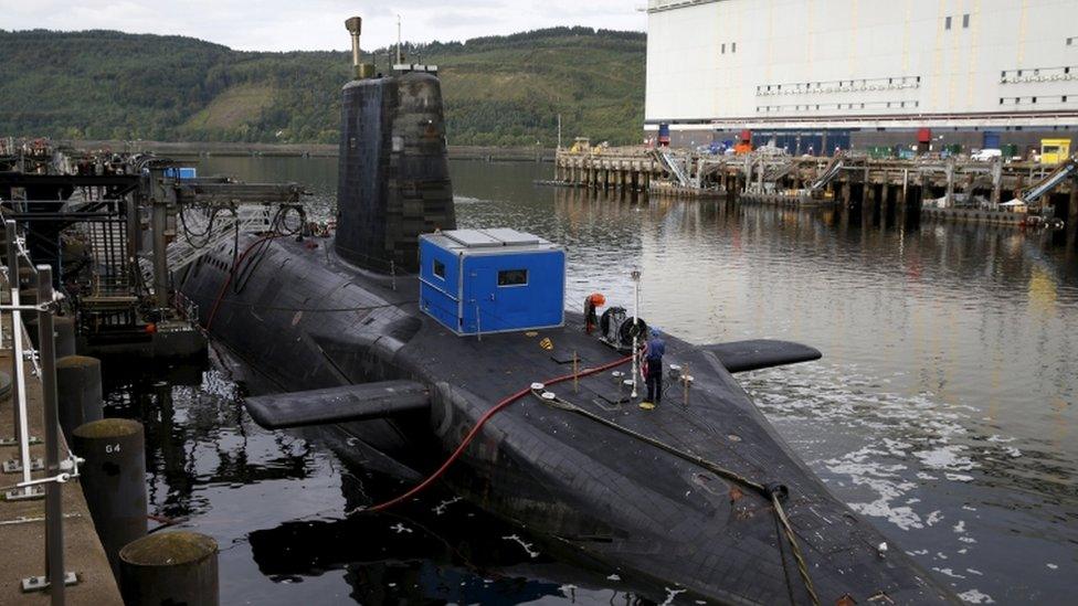 Submarine at Faslane