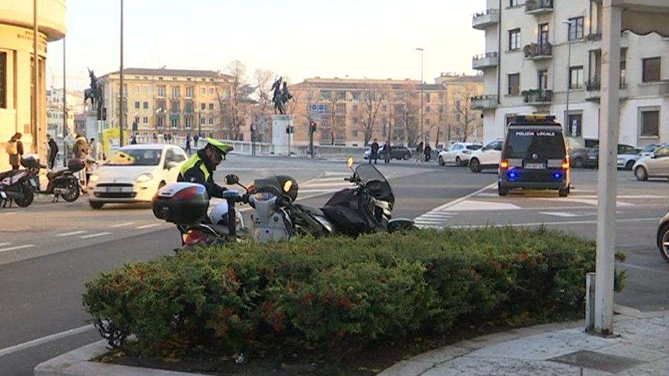 Scene of the incident in Verona