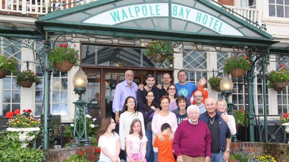 John Cohen with his family