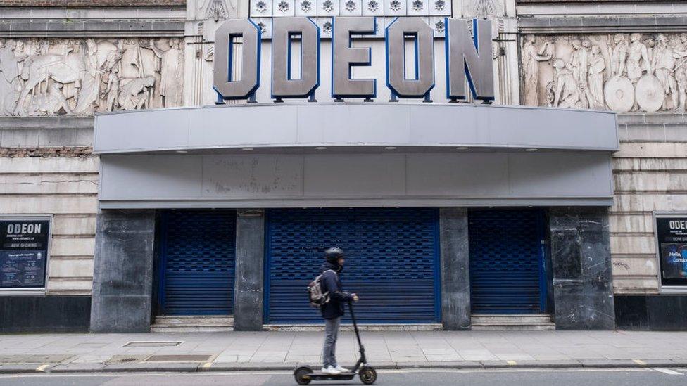 A closed Odeon cinema