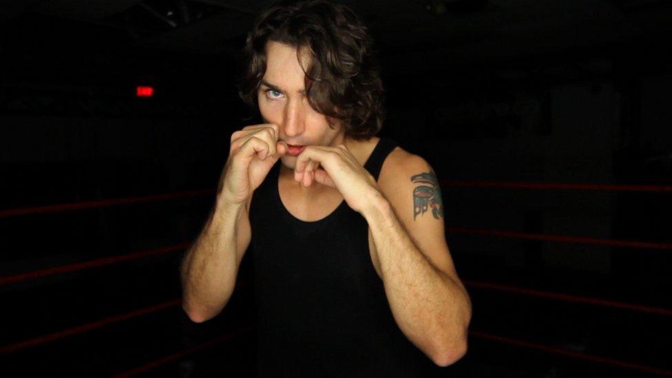 Canadian PM Justin Trudeau in boxing training in 2012