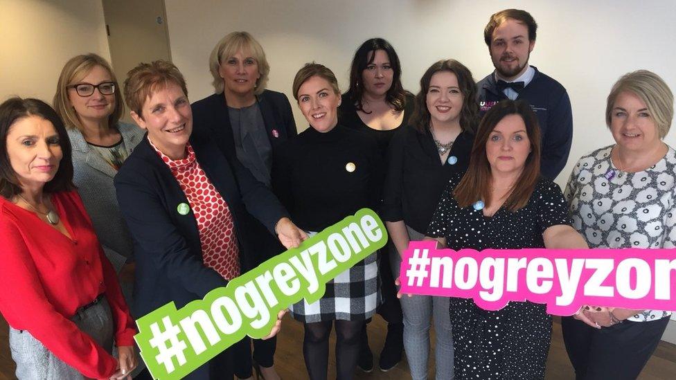 The No Grey Zone campaign launch