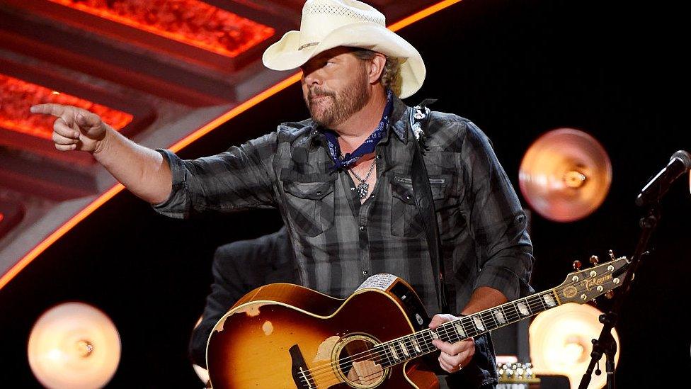 Toby Keith performs during the 2016 American Country Countdown Awards at The Forum on May 1, 2016 in Inglewood, California.