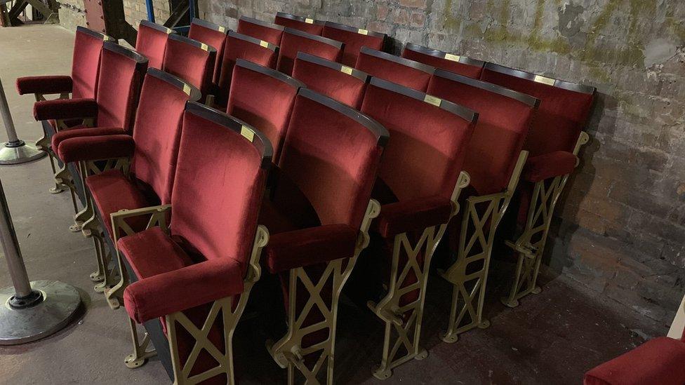 Morecambe Winter Gardens seats