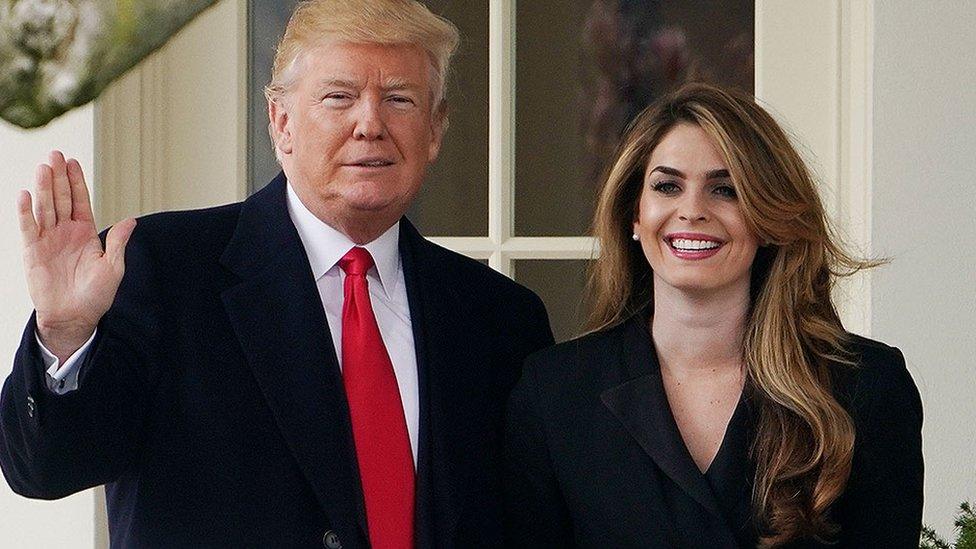 Donald Trump and Hope Hicks