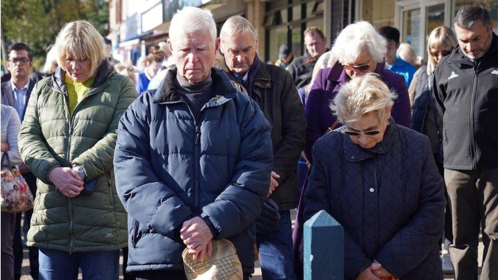 Minute's silence in Southend