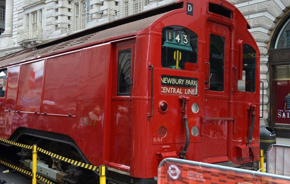 Old Tube train carriage