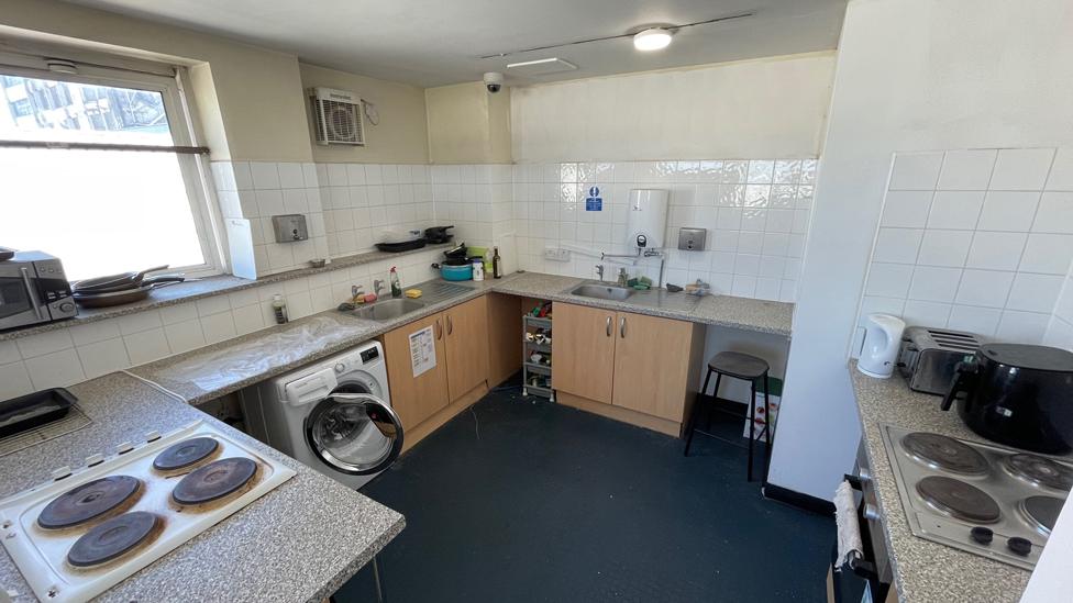 Kitchen in former EMI building