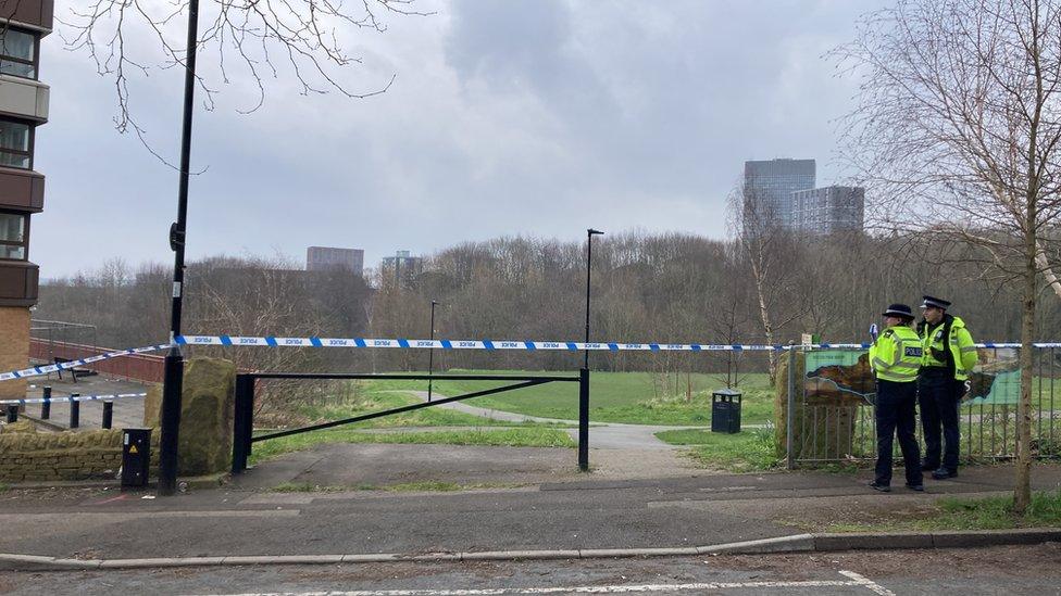 Police scene at The Ponderosa, Sheffield