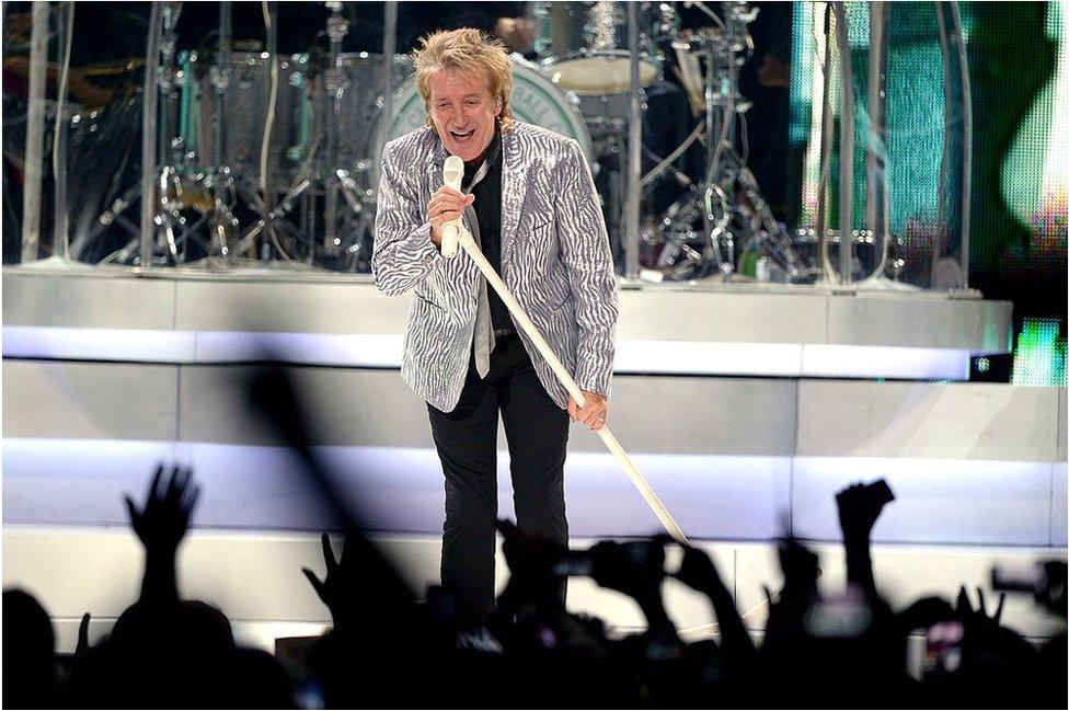 Rod Stewart performs at SSE Hydro Scotland's newest arena and concert venue on September 30, 2013 in Glasgow, Scotland