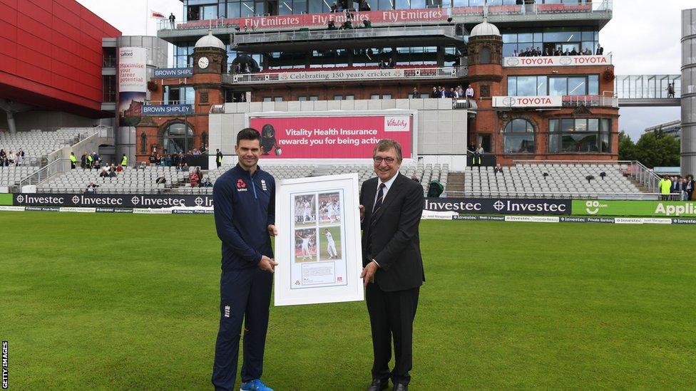 Lancashire rename Pavilion End after James Anderson