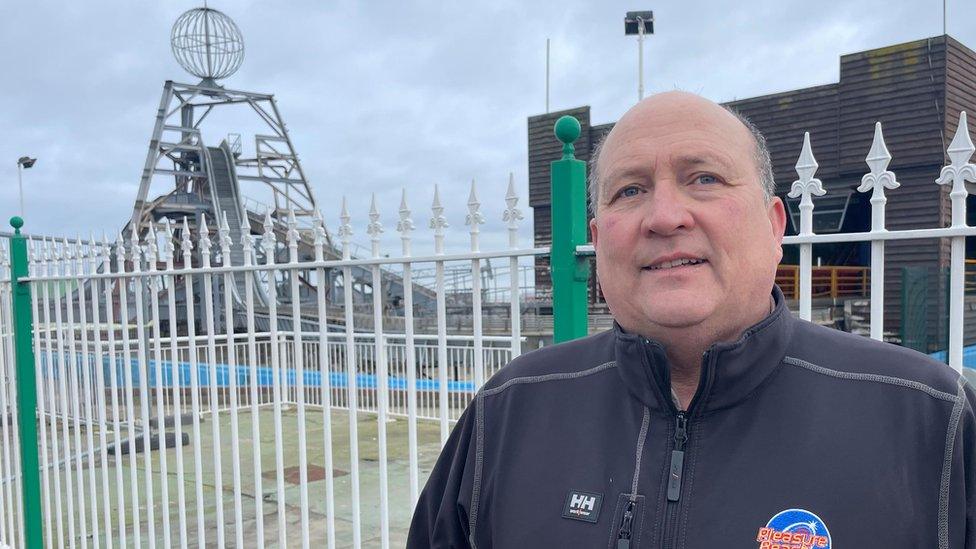 Albert Jones at Great Yarmouth Pleasure Beach