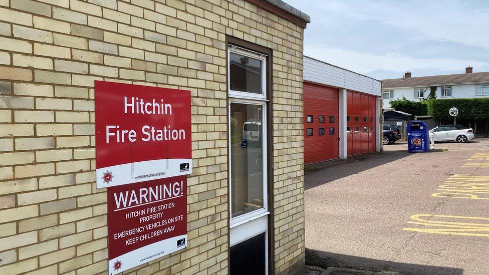 Hitchin Fire station