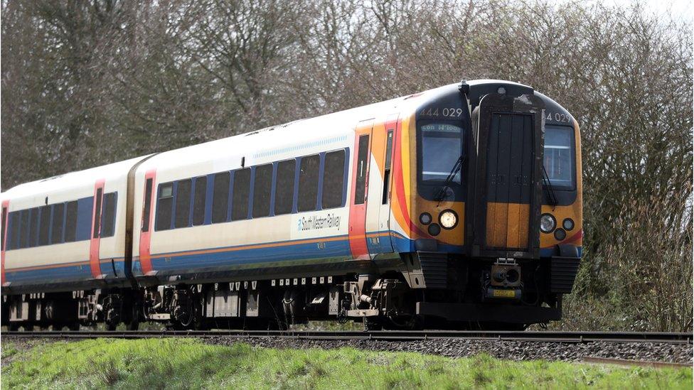 South Western Railway train