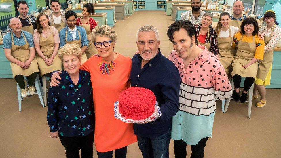 Great British Bake Off hosts, judges and contestants