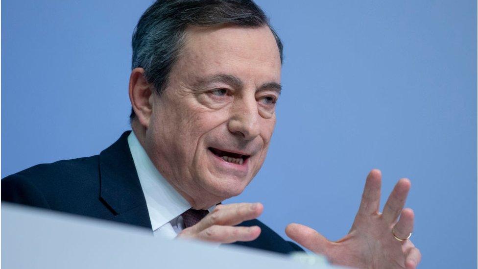 ECB chief Mario Draghi