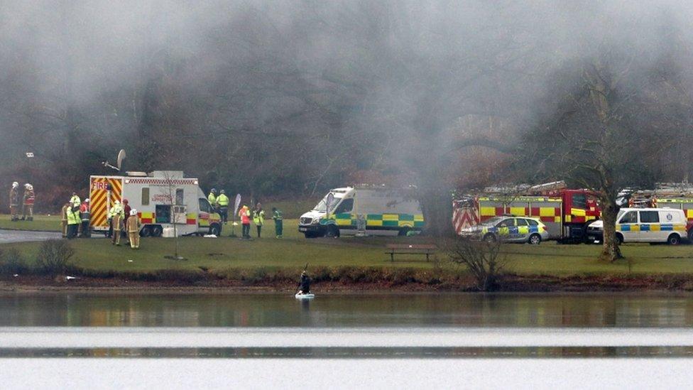 Fire at Cameron House