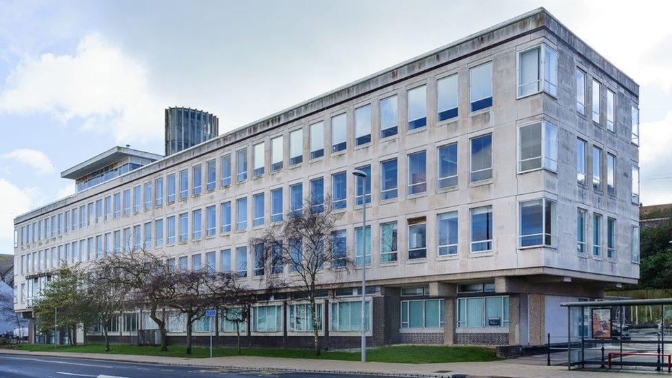 Dorset Council offices at North Quay, Weymouth