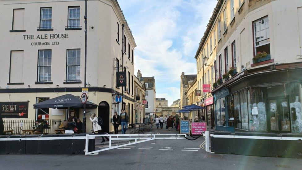 Bath city centre security zone