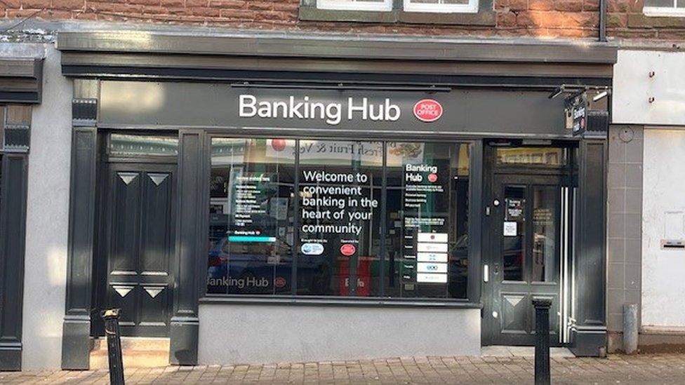 The new banking hub on Senhouse Street in Maryport