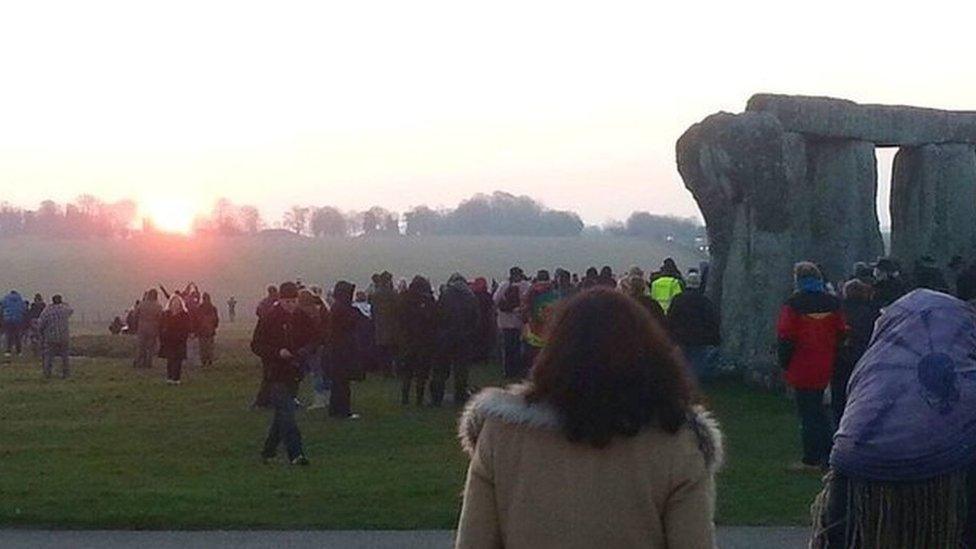 Spring equinox at Stonehenge, Wiltshire