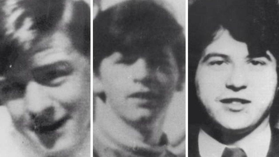 Michael McDaid, William Nash, John Young were killed on Bloody Sunday