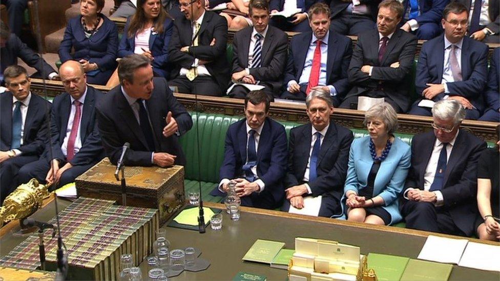 David Cameron at PMQs