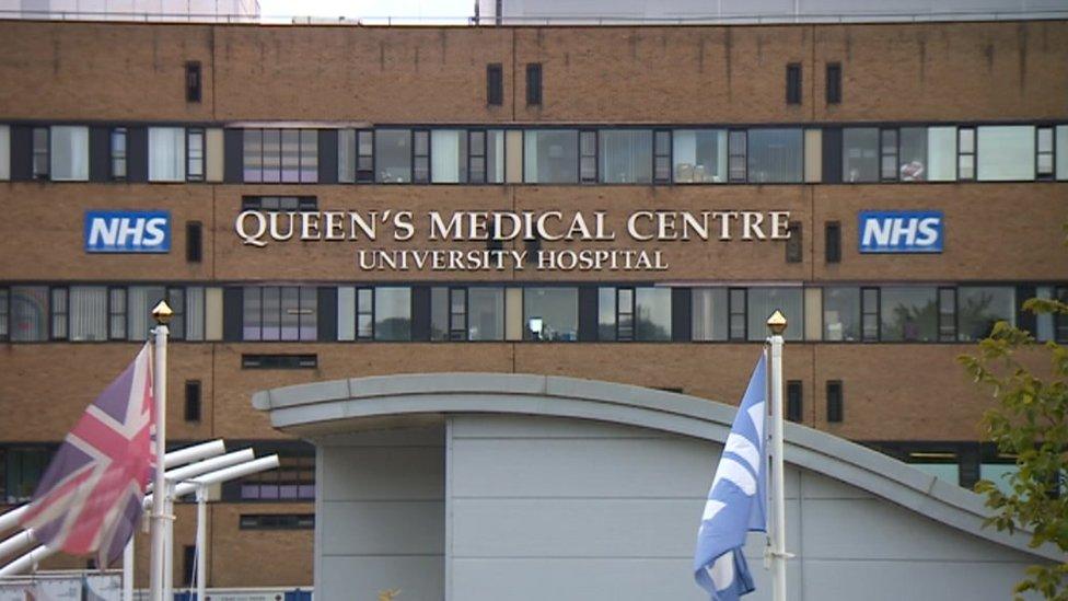 Queen's Medical Centre in Nottingham