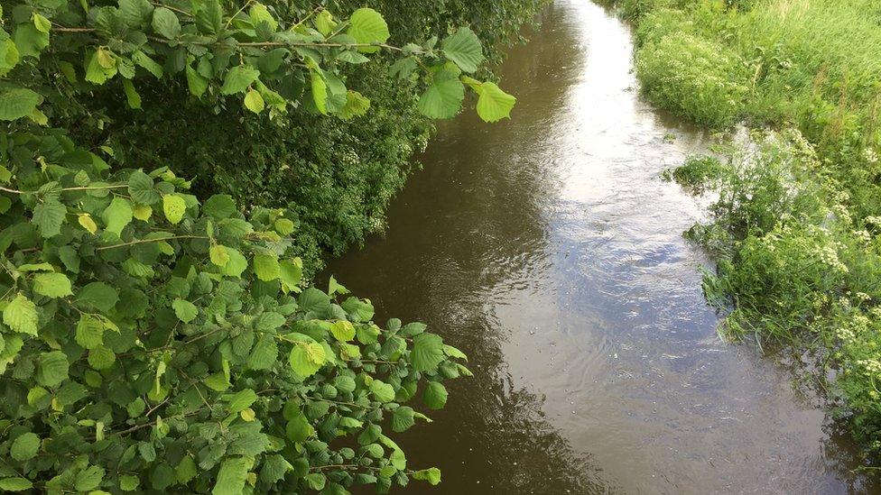 River Dulas in Lampeter