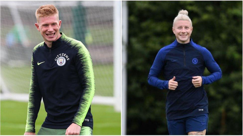 Kevin de Bruyne and Bethany England