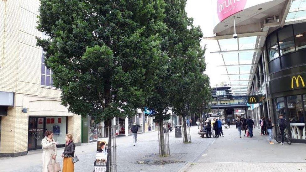 Brunel Centre Canal Walk as it is currently