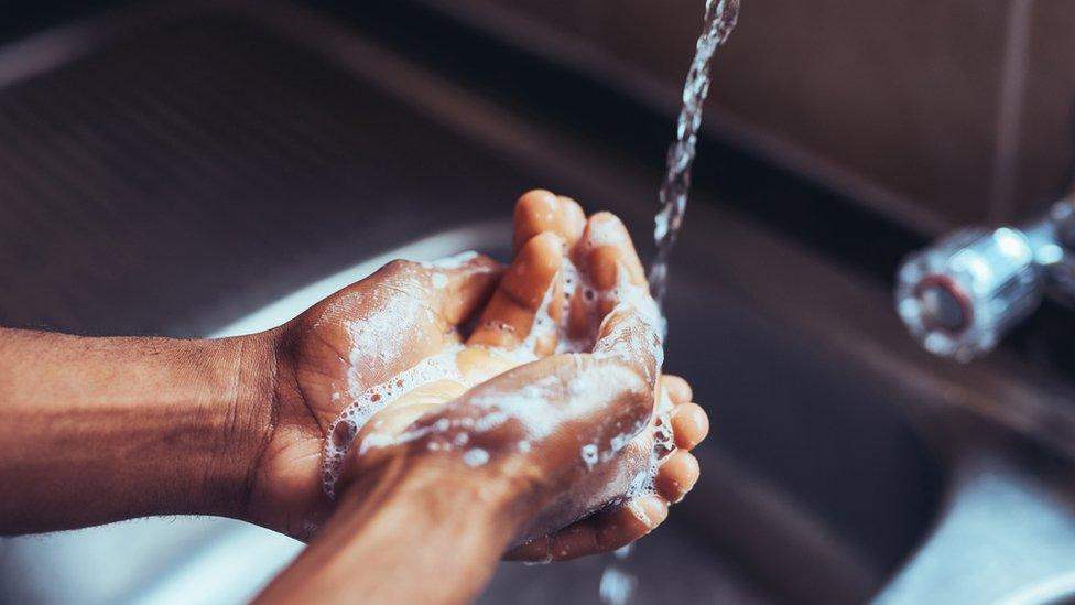 Handwashing.