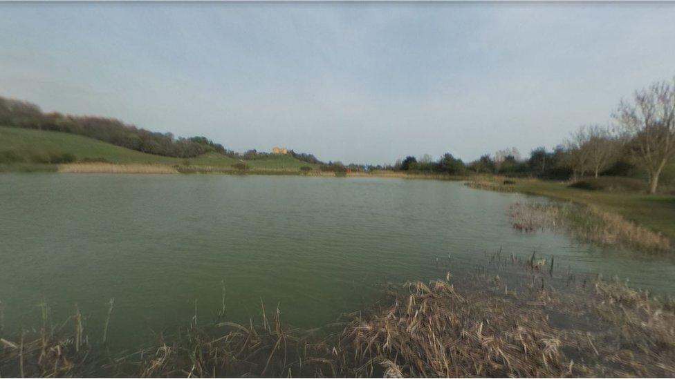 Duchess pond in Stoke Park