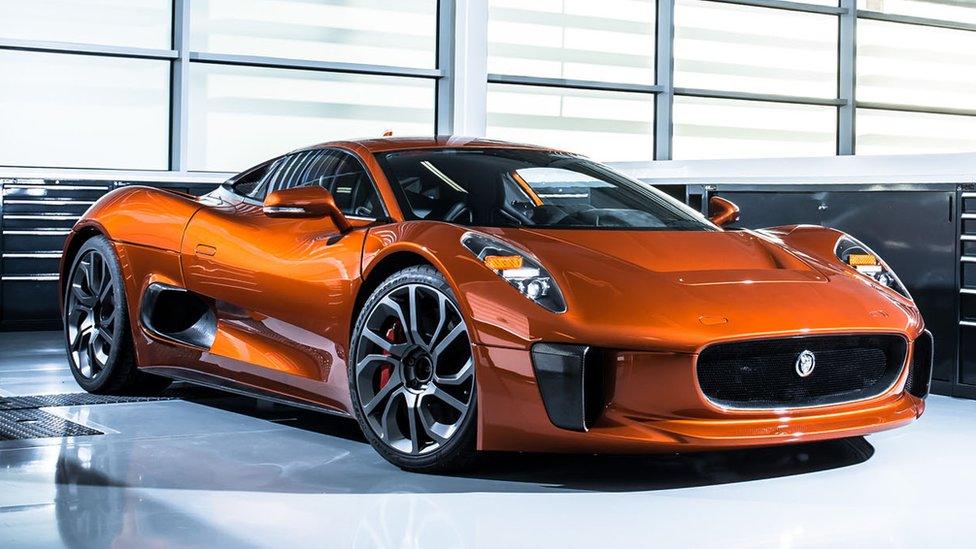 Jaguar C-X75 hybrid supercar