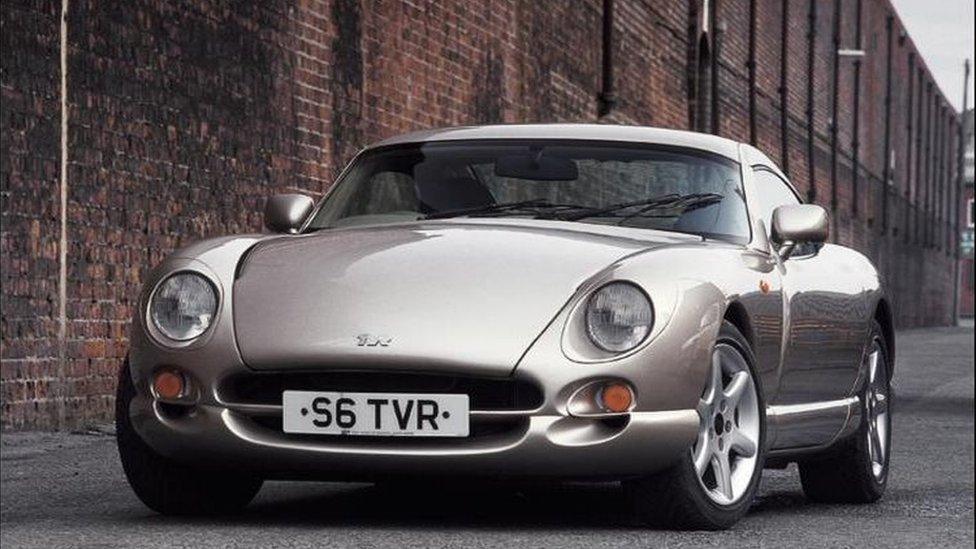 The TVR Cerbera in 2001