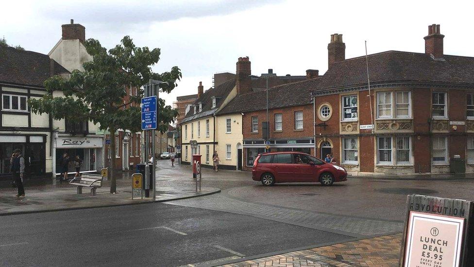 Old Cattle Market/Silent Street junction, Ipswich