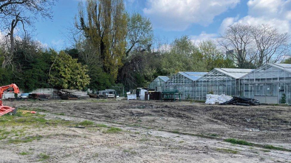 The current disused plant nursery