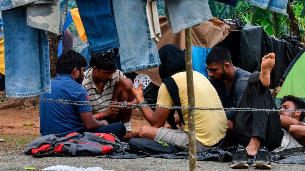 Indian migrants in Panama