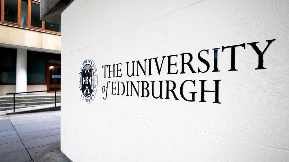 University of Edinburgh sign