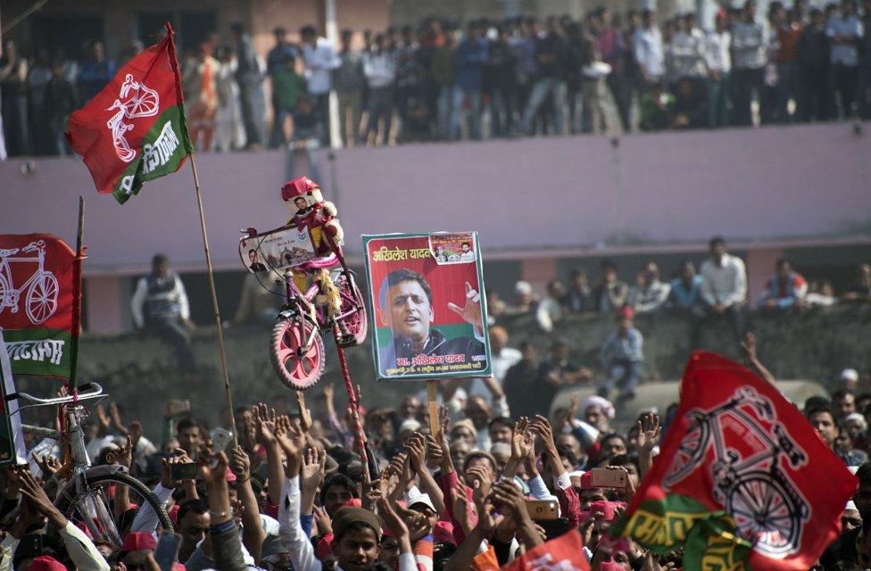 Akhilesh Yadav's rally