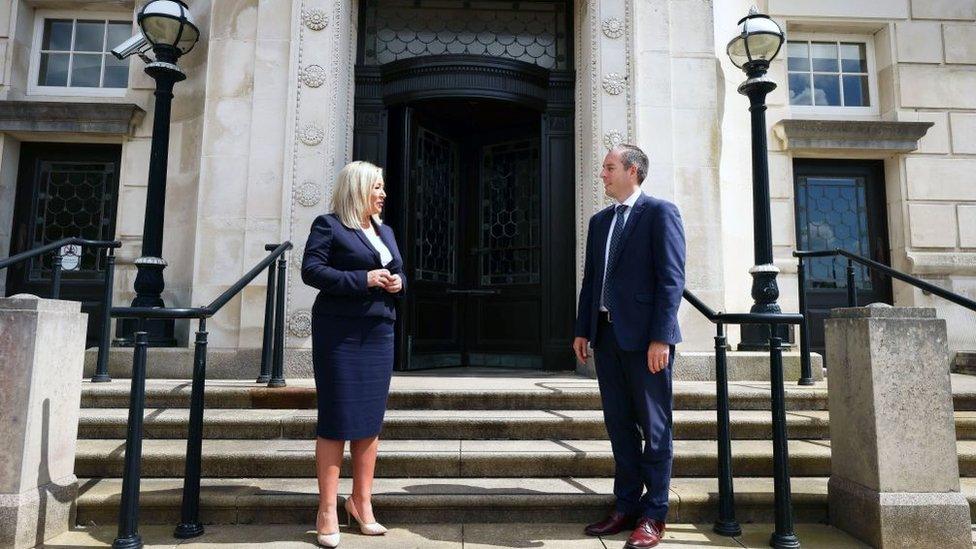 Michelle O'Neill and Paul Givan