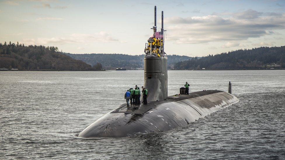 USS Connecticut in Washington, 2016